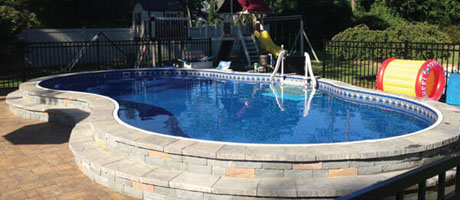 Swimming Pool Owners Help Family Image