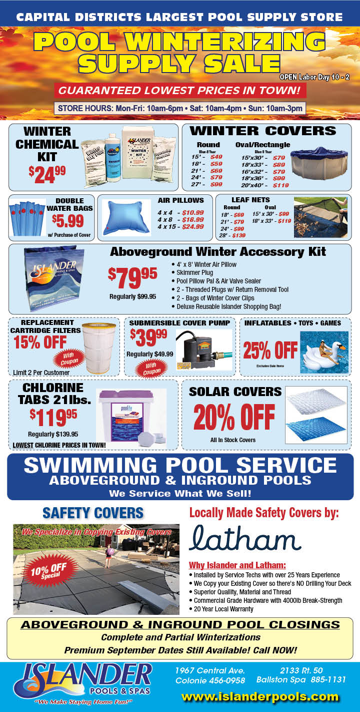 Pool Winter Accessory Sale 2023