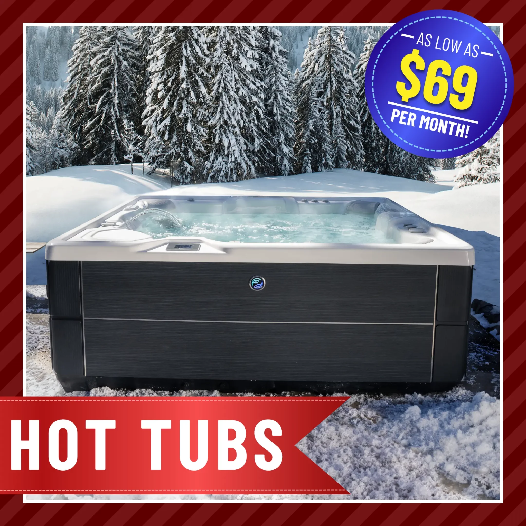 Winter Hot Tub Sale